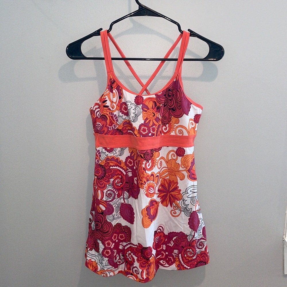 Prana size small tank top with built in bra